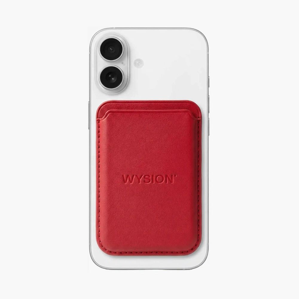 WYSION MAGSAFE WALLET RED