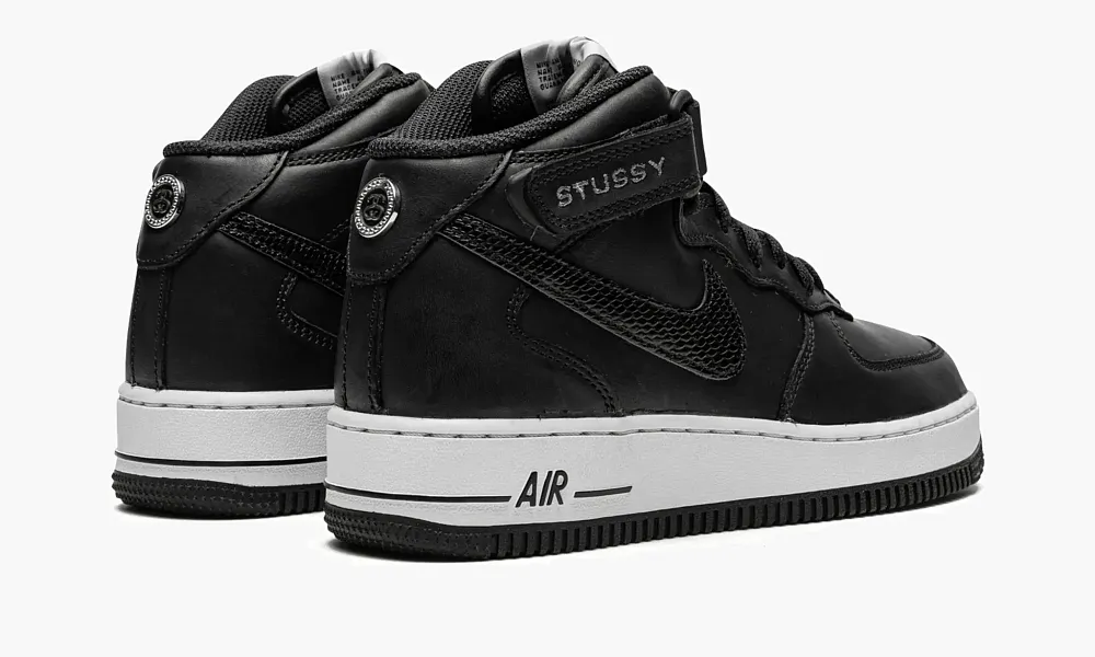 Air Force 1 Mid Stussy - Black