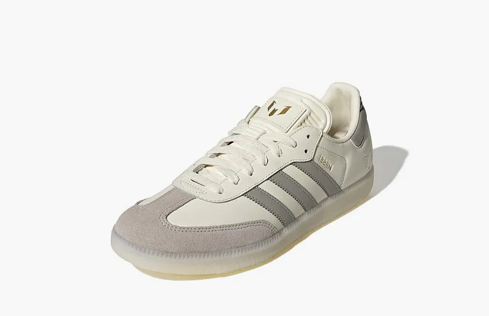 Adidas Samba Indoor x Lionel Messi Cream White