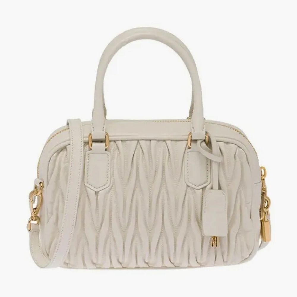 MIU MIU Arcadie Series Shoulder Bags White