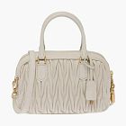 MIU MIU Arcadie Series Shoulder Bags White