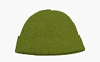 Chrome Hearts Cross Button Cashmere Knit Cap Green