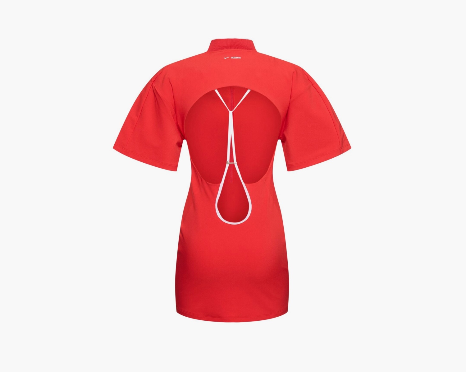 Nike x Jacquemus Short-Sleeved T-Shirt Dress "Dark Red" 