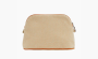 HERMES Bolide handbag in Cotton "Orange" 