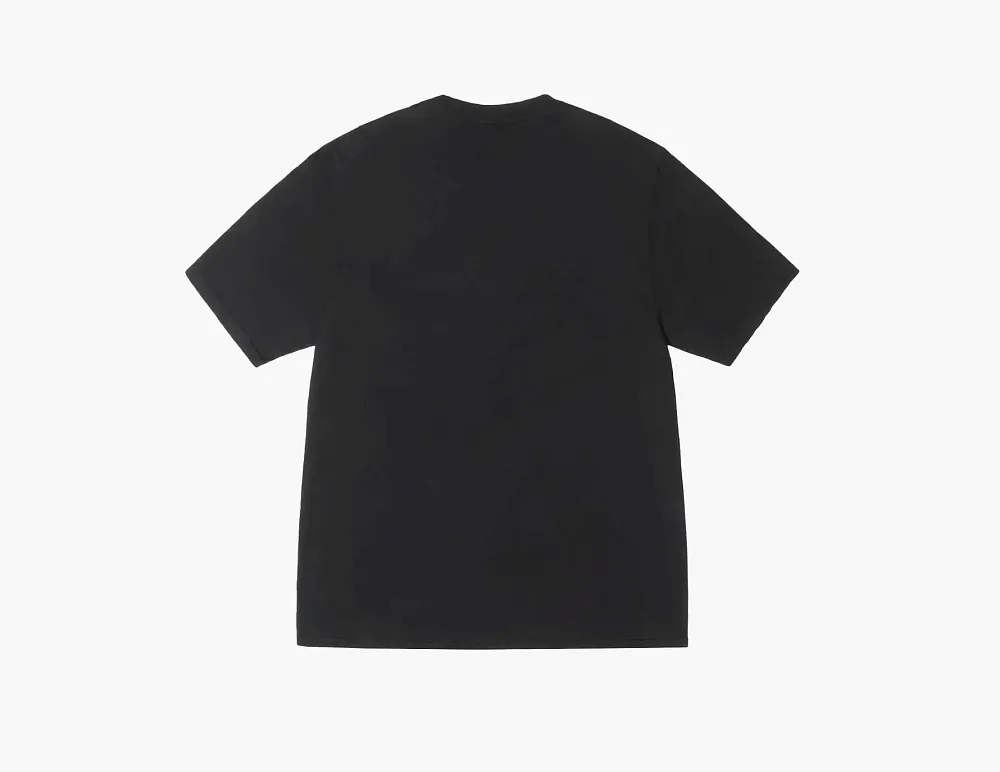 Stussy Big & Meaty Tee Pigment Dyed Black