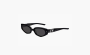 Gentle Monster Plastic Frame Cat Eye Sunglasses Unisex Black 
