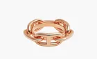 HERMES Metal Ringring Gold