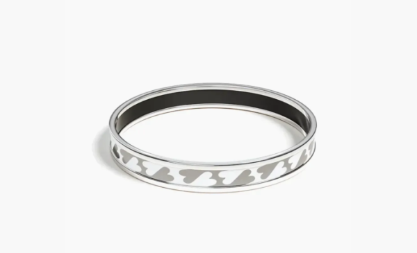 Hermès Palmettes Composees bangle Silver 