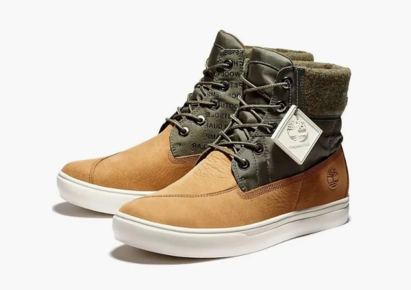 Timberland Earthkeeper Cupsole Sneaker Boot Wheat Nubuck 