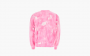 SPORTY & RICH Slogan Printed Crewneck Sweatshirt "Pink" 