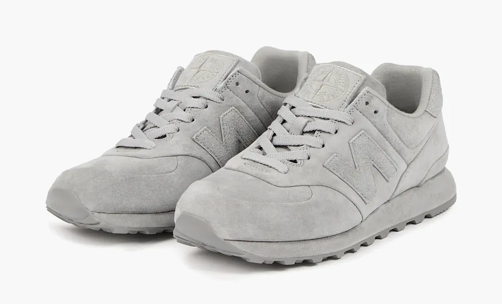 New Balance 574 Ghost Legacy x Stone Island Dust Grey