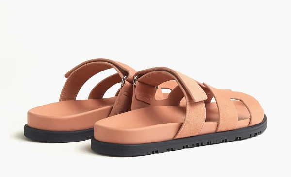 Hermes Chypre Slide Slippers WMNS Brown