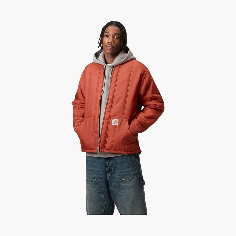 Carhartt WIP Lachlan Quilted Liner Jacket Rust