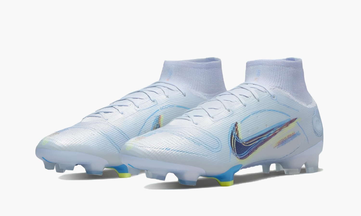 фото Nike Mercurial Superfly 8 Elite Fg "Blue" (Nike Football)-DJ2839-054