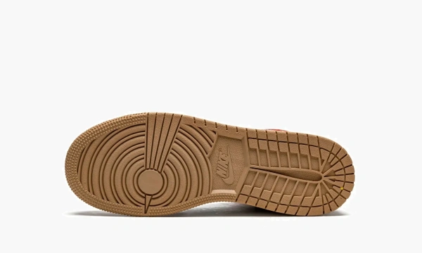 Air Jordan 1 Mid SE GS Denim / Red Suede 