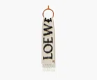 Loewe Scarf In Wool And Mohair Camel/Black