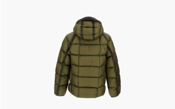 C.P. Company D.D. Shell Hooded Down Puffer Jacket Green 
