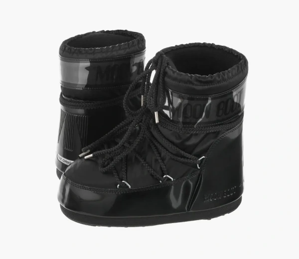 Moon Boot Icon Low Glance Black 