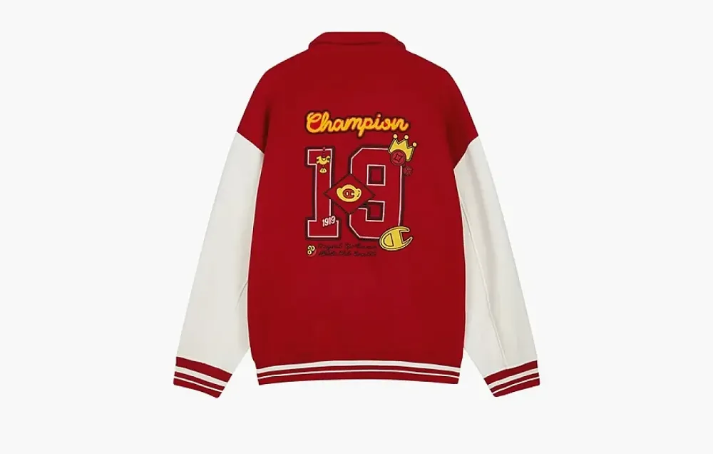Champion Baseball Uniform Jacket Red
