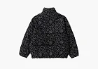 A Bathing Ape Denim Monogram Puffer Down Jacket Black