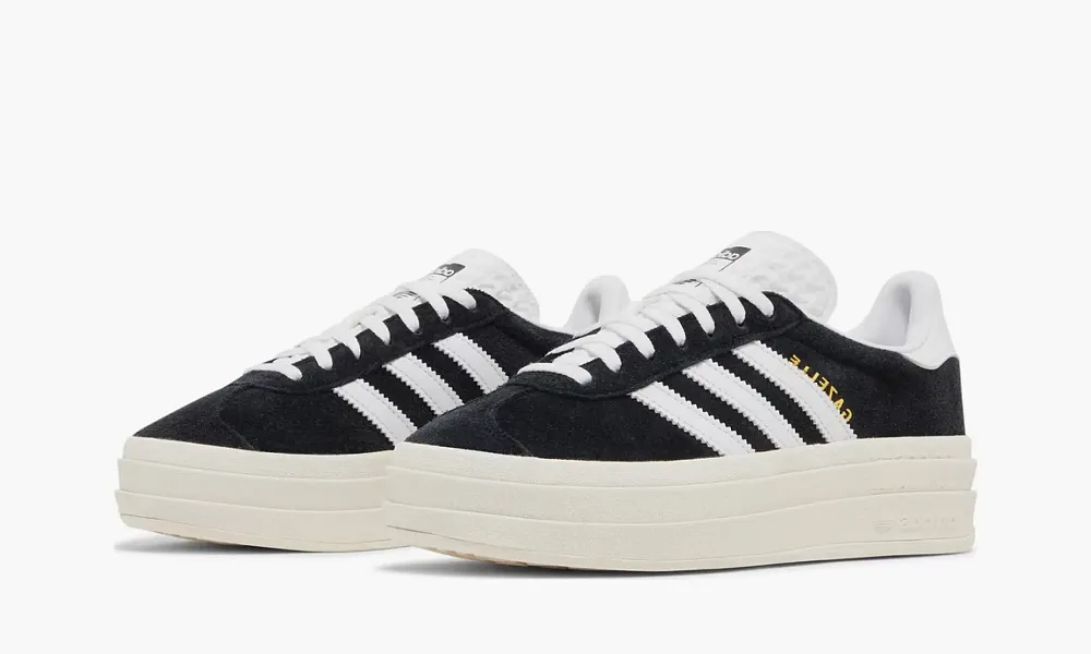 Adidas Wmns Gazelle Bold Black White