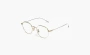 Gentle Monster Titanium Alloy Round Eyeglass Frames Unisex Gold 