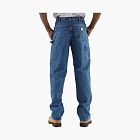 Carhartt Wide Leg Carpenter Jeans Dark Blue