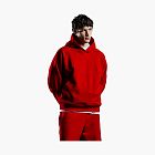 WYSION HOODIE CARMINE RED