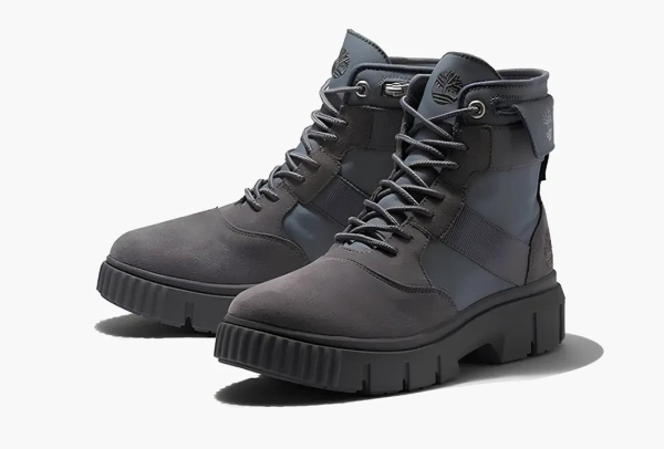 Timberland Greyfield 6 Inch Waterproof Boots Grey Blue 