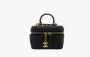 фото Chanel Small Vanity With Chain Leather Crossbody Bag "Black" (Chanel)-SHG HN5TNB