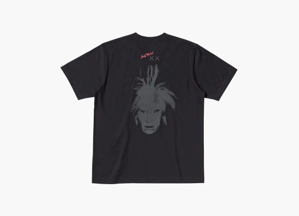 Kaws x Andy Warhol x Uniqlo T-shirt Black 