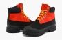 Timberland Premium 6 Inch Waterproof Boot "Medium Orange Nubuck With Black" 