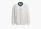 Adidas Originals Rolling Links Long Sleeve Polo Shirt Chalk White