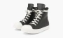 Rick Owens Leather High-top Sneakers Black 