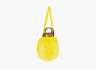 Longchamp Le Pliage Filet Top Handle Bag  Lemon