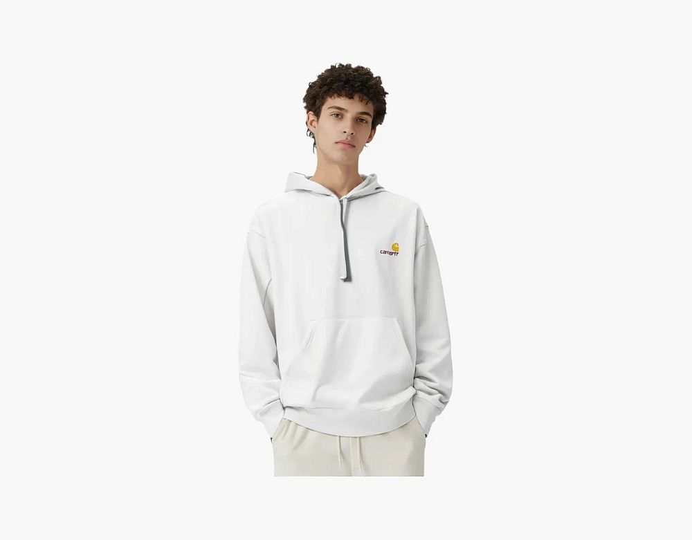Carhartt WIP American Script Hoodie White