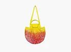 Longchamp Le Pliage Filet Top Handle Bag  Ombre Yellow/Orange