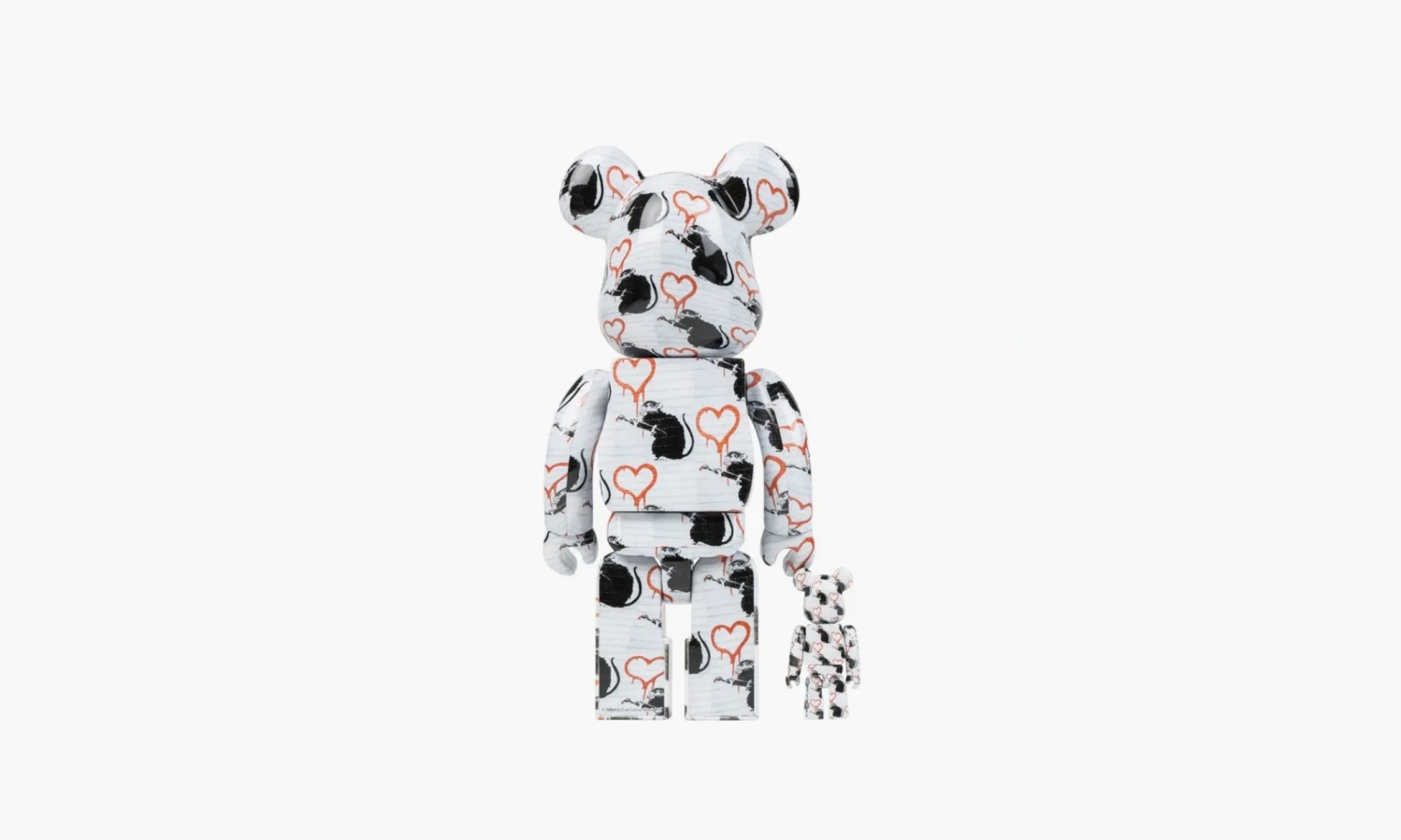 Bearbrick Love Rat 100% And 400% 