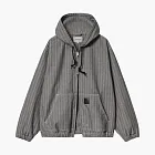 Carhartt WIP Menard Hooded Jacket Grey Herringbone