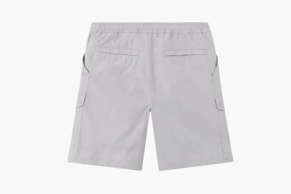 Stone Island All-Weather Cotton Canvas S.I.Ghost Shorts Dust Grey