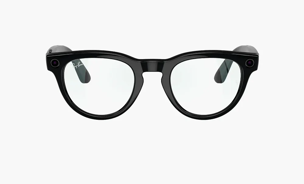 Ray-Ban Meta Headliner Sunglasses Black Clear