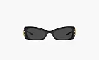 Gentle Monster Metal Acetate Cat Eye Sunglasses Women Black