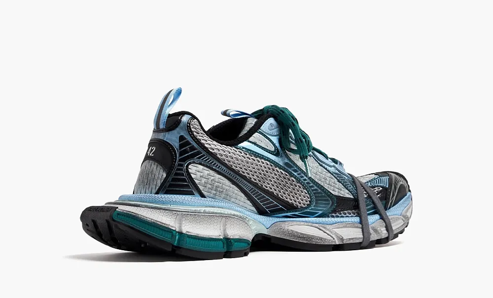 Balenciaga 3XL Sneakers Grey Blue Mesh