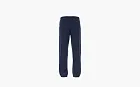 Sporty & Rich Logo-Print Tapered Trousers Blue
