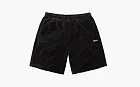 Supreme Patchwork Velour Short  Black