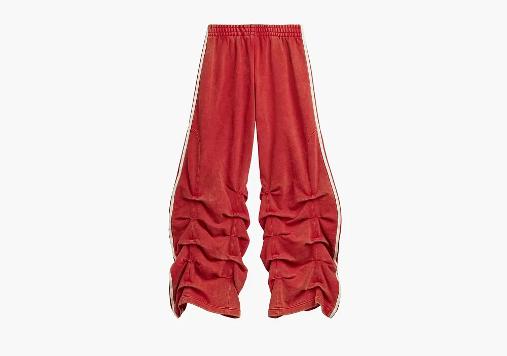 Adidas Originals x Avavav Pleated Track Ruched Pants Power Red