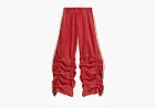 Adidas Originals x Avavav Pleated Track Ruched Pants Power Red