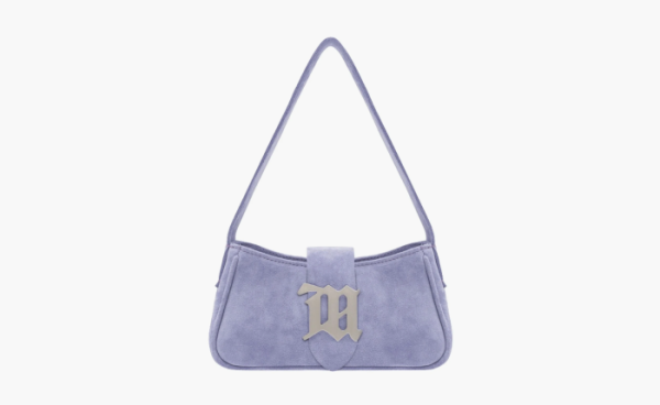 Misbhv Suede Shoulder Bag Mini Periwinkle Light Purple 