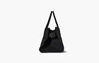 The Row EW Margaux Calfskin Leather Bag Black