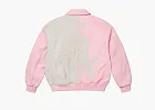 Supreme x Chicago White Sox Leather Varsity Jacket Pink